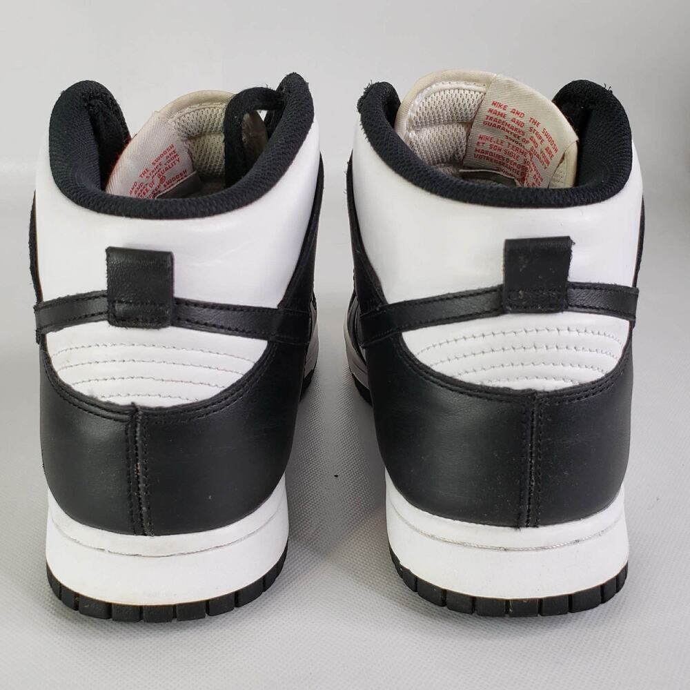 Nike Dunk High Top Panda Black White Women's Sneakers Size 9.5 Athletic - Picture 3 of 9